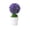 Purple, variant on Wozhuo Artificial Money Tree Bonsai Grass Ball Potted Plant for Indoor Tabletop Decor