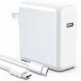 thumbnail image 1 of YJJSKEJI Mac Book Pro Charger - 96W USB C Charger Fast Charger Compatible with USB c Port MacBook pro & MacBook Air, ipad Pro, All USB C Device, Type C to Type C Cable Power Adapter Included 6.6 ft, 1 of 1