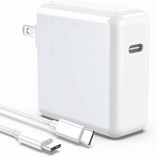 YJJSKEJI Mac Book Pro Charger - 96W USB C Charger Fast Charger Compatible with USB c Port MacBook pro & MacBook Air, ipad Pro, All USB C Device, Type C to Type C Cable Power Adapter Included 6.6 ft