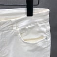 thumbnail image 4 of yocbz Short Jeans Homme Slim Stretch Denim Shorts For Men Black,XXXL, 4 of 6