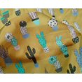 thumbnail image 5 of oneOone Silk Tabby Fabric Leaves & Floral Block Fabric Prints By Yard 42 Inch Wide, 5 of 5
