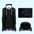 thumbnail image 4 of Rolling Backpack 2-Wheel Big Capacity Wheeled Backpack School Bag for Students, 4 of 5