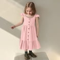thumbnail image 5 of Robes Fille Robe Florale pour Filles Robes d'Anniversaire pour Filles Robe d'Été Robe de Princesse Robes pour Tout-Petites Filles 3-4 Ans Mode Fille, 5 of 5