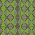 thumbnail image 1 of Ahgly Tapis d'Intérieur Lavable en Machine Carré Transitionnel Marron Café, 8 Pieds Carré, 1 of 7