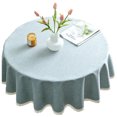thumbnail image 1 of Waterproof microfiber tablecloths, round tablecloths for outdoor and interior trim cloth, 1 of 5