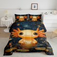 thumbnail image 2 of Erosebridal Girly Axolotl Bedding Queen Comforter Set for Kids, 3 Pieces, Reversible, 2 of 6
