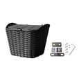 thumbnail image 1 of Lipstore Bike Storage Basket with Lid Detachable Front Frame Bike Basket Cycling Carrying Black, 1 of 8