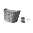 thumbnail image 4 of Lipstore Bike Storage Basket with Lid Detachable Front Frame Bike Basket Cycling Carrying Gray, 4 of 8