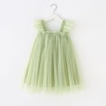thumbnail image 2 of Yuyuzo Robe Superposée en Tulle pour Bébés Filles, Robes d'Anniversaire, Tout-Petits, à Volants, Manches Courtes, Robes de Princesse, 2 of 4