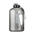 thumbnail image 1 of Bouteille d'Eau Grande Capacité, Bouteille d'Eau à Grand Goulot Étanche avec Indicateur de Temps et Bouchon à Clapet, Convient au Entraînement Physique, à la Randonnée et au Travail, Noire, 2500 ml, 1 of 8