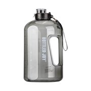 Amdohai Large-Capacity Water Jug Leakproof Wide-Mouth Water Bottle with Time Marker