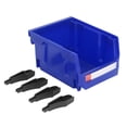 thumbnail image 2 of Parts Storage Rack Combination Type Wall Mounted Stackable Shop Tool Bin Nails Screws Beads Buttons Organizer 5.31 X 4.13 X 2.99in, 2 of 8