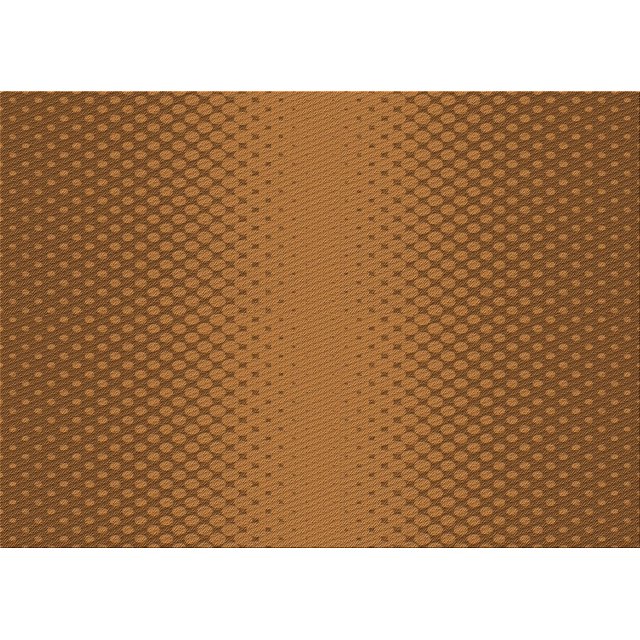 Ahgly Tapis Rectangulaire Lavable en Machine Intérieur Transitionnel Brun Selle, 7 Pieds x 10 Pieds