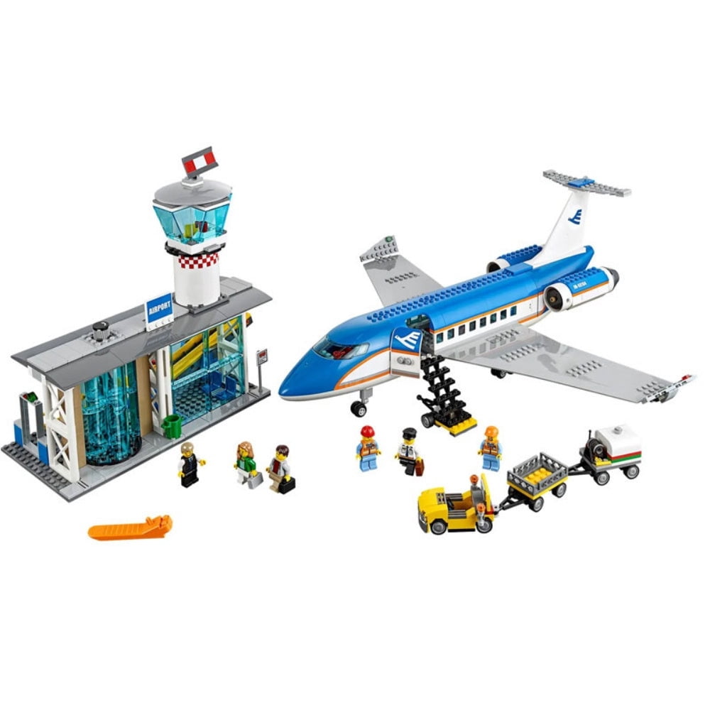 Nu-Name Building Blocks | Airport Passenger Terminal 694pcs (No-Box)