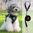 thumbnail image 1 of EGNMCR Pet Harnesses And Leash Set\ Soft And Breathable Vests With Reflective Strip\ Escape Proof Pet Harnesses\ Easy To Wear For Pet Walking And Running Dogs leash, 1 of 9