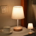 thumbnail image 2 of Birdeem Led Solid Wood Desk Lamp Stable Fabric Study Reading Lamp Suitable for Home Decoration Linen Plain Warm Night Light Indoor Lighting Desk Reading Lamp, 2 of 12