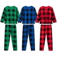 thumbnail image 4 of PMVFHDE Pyjamas pour Enfants Garçons Ensembles de Pyjamas Printemps et Automne pour Garçons et Filles Bas d'Hiver Pyjamas Chauds Ensemble Vert,150/9T, 4 of 4