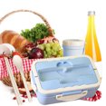 thumbnail image 4 of EGNMCR Portable Lunch Box With Lid And Cup Lunch Box Lunch Box Food Storage Container With Lid Leakproof Food Preparation Container For Storage Home Office lunch boxes, 4 of 7