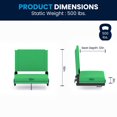 thumbnail image 3 of Grandstand Comfort Seats by Flash with Ultra-Padded Seat in Red, 3 of 9