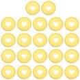 thumbnail image 1 of Unique Bargains Disques de Reliure en Plastique, Jaune, 22 Unités, 1 of 6