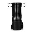 thumbnail image 3 of Unique Bargains Women's Platform Chunky Heels Combat Boots, 3 of 8