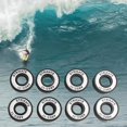 thumbnail image 3 of koolsoo Roulements de Skateboard 8Pcs 8mm Taille de Précision ABEC-11 pour Longboard Blanc, 3 of 9