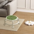 thumbnail image 4 of Green Breathable Rolling Stool With 360 Degree Wheels 26 X 26 X 19 Inches Mesh Design Swivel Seat For Home Office Compact Mobile Stool Lightweight Portable Seat Space Saving Ergonomic Desi, 4 of 6