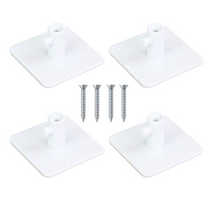 4Pcs Mixer Attachment Holder Kitchen Stand Mixer Accessory Stand Hanger Under Cabinet Dough Hook Storage Easy to Install
