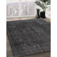thumbnail image 2 of Ahgly Company Indoor Rectangle Traditional Carbon Gray Persian Area Rugs, 5' x 8', 2 of 6