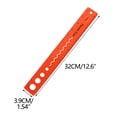 thumbnail image 2 of HOARBOEG Règle Souplepapeterie pour Étudiantsrègle Droite de 30 Cmrègle Pliable Multifonction Fournitures pour l'École en Gros Règle Souple de Mesure Fournitures pour Étudiants Liquidation Rouge, 2 of 5