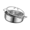 thumbnail image 2 of simhoa Shabu Shabu Divider Hot Pot Cooking Gas Stockpot for Camping Household Party 26cm, 2 of 8