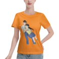 thumbnail image 1 of T-Shirt Basique à Manches Courtes pour Femmes Conan and Xiaolan, 1 of 6