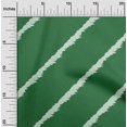 thumbnail image 2 of oneOone Rayon Green Fabric Stripe Craft Projects Decor Fabric Printed By The Yard 56 Inch Wide, 2 of 5