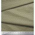 thumbnail image 3 of Soimoi Moss Georgette Fabric Dots Shirting Print Fabric by Yard 42 Inch Wide, 3 of 3