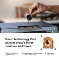 thumbnail image 4 of BALMUDA The Toaster | Steam Oven Toaster | 5 Cooking Modes - Sandwich Bread, Artisan Bread, Pizza, Pastry, Oven | Compact Design | Baking Pan | K01M-WS | White | US Version, 4 of 15