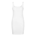 thumbnail image 4 of GZWYHT Robes d'Été, Robes pour Femmes 2025 Robe d'Été Aguichant pour Femme Ajustée à Encolure Carrée Sans Manches Robe Débardeur Robes d'Été pour Femmes, Robes Midi, Robe Blanche, Robe de Plage S, 4 of 6