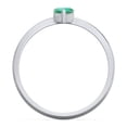 thumbnail image 4 of Heart Birthstone Ring - Emerald (May), 4 of 6