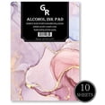 thumbnail image 3 of HLONK Alcohol Ink Watercolor Paper for Painting Drawing Heavy Weight Ink Watercolor Paper White Smooth Alcohol Ink Pad Paper, 3 of 7