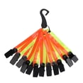 thumbnail image 2 of Marqueurs de Sentier Haute Visibilité, avec Pinces, Pointes d'Arbre Réfléchissantes, PVC, Ensemble de Marqueurs de Sentier Réfléchissants en Fer pour la Randonnée, la Chasse en Plein Air, 12 Pcs, 2 of 7