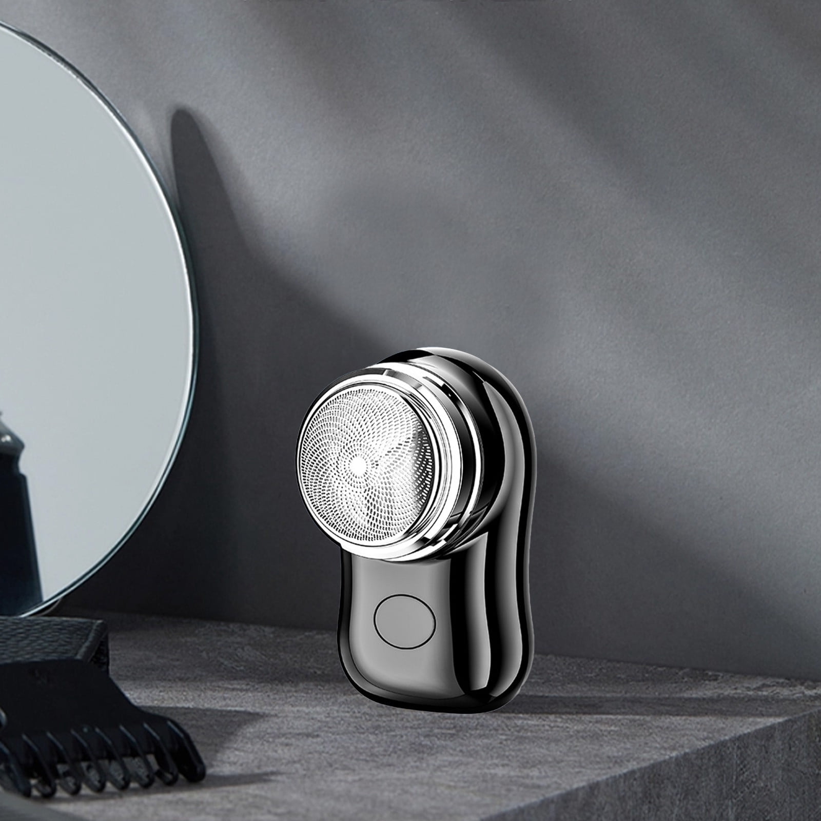 Dvkptbk Electric Shaver for Men Pocket Size Mini Portable Shaver Wet and Dry Mens Shaver USB Rechargeable Shaver Charging Easy One-Button Use Suitable for Home,Car The Shaver on Clearance