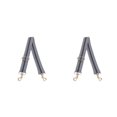 thumbnail image 2 of QualitChoice Shoulder Bag Strap Replacement Parts Wide Canvas Crossbody Belt Handcraft Adjustable Metal Swivel Hook DIY for White blue 2PCS, 2 of 6