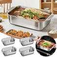 thumbnail image 5 of 316 Stainless Steel Roasting Pan, Deep Rectangular Baking Tray for Fish and Meat, Induction Cooktop Compatible, Dishwasher Safe, Versatile Kitchen Tool, 5 of 5