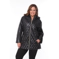 thumbnail image 2 of White Mark Manteau Matelassé pour Femmes, 2 of 5