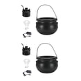 thumbnail image 2 of yingyy Halloween Witch Cauldrons Fog Maker Spooky Mist Effect Festive Decorations Safe To Wide Application black US Plug 2Set, 2 of 6