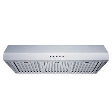 Vissani 30-inch 500CFM Convertible Under Cabinet Range Hood with 3-Speed Setting in Stainless Steel