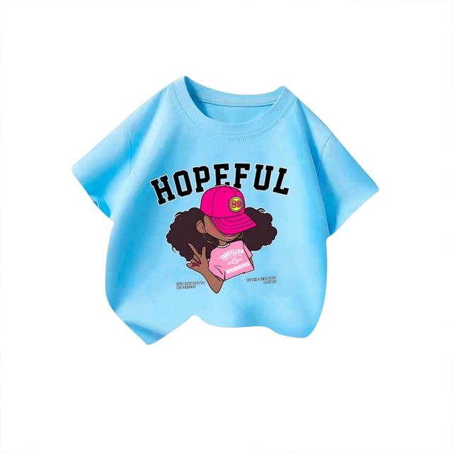 T-shirts pour Préadolescentes, T-Shirt Mignon à Motif pour Tout-Petites, T-Shirt à Manches Courtes à Col Rond, Vêtements d'Été pour Fille, Vêtements pour Enfants, Filles 11-12 Ans, Tenue pour Fille