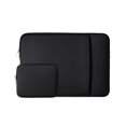 thumbnail image 1 of RAINYEAR 14 Inch Laptop Sleeve Case Protective Soft Padded Zipper Cover Carrying Computer Bag with Front Pocket & Accessories Pouch,Compatible with 14" Notebook Chromebook Tablet Ultrabook(Black), 1 of 10