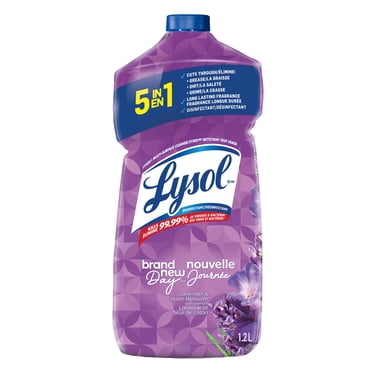 Lysol All Purpose Cleaner, Pour, Lavender, Multi Surface Cleaner, 1.2 L