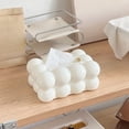 thumbnail image 4 of ZZkhGO Tissue Box Cover Organizer, Cell Phone Facial Paper Holder, ABS Countertop Box for Kitchen Bathroom, 4 of 6