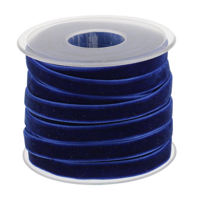 jifeng 20 Yards 10mm Soft Velvet Ribbon Sewing Dressmaking Gift Wrapping Craft DIY blue as described